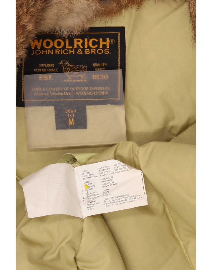 Damska ocieplana kurtka Woolrich UK 14, średni beż, nylon