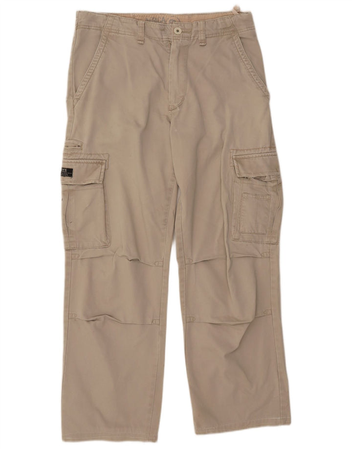 Spodnie damskie XDYE Straight Cargo EU 42 Large W34 L31 Beżowe