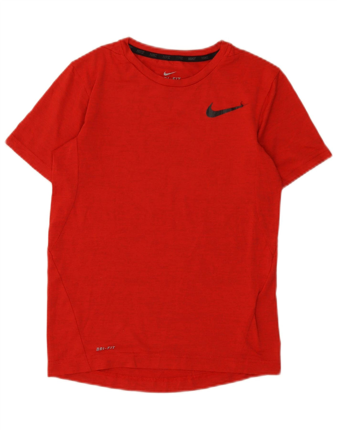 Chłopięcy t-shirt Nike Dri Fit na 10-11 lat, średni, czerwony, nakrapiany poliester