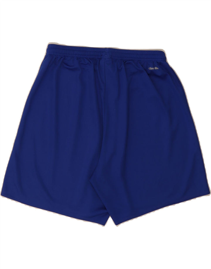ADIDAS Mens Climalite Sport Shorts Large Blue Polyester Vintage Adidas and Second-Hand Adidas from Messina Hembry 
