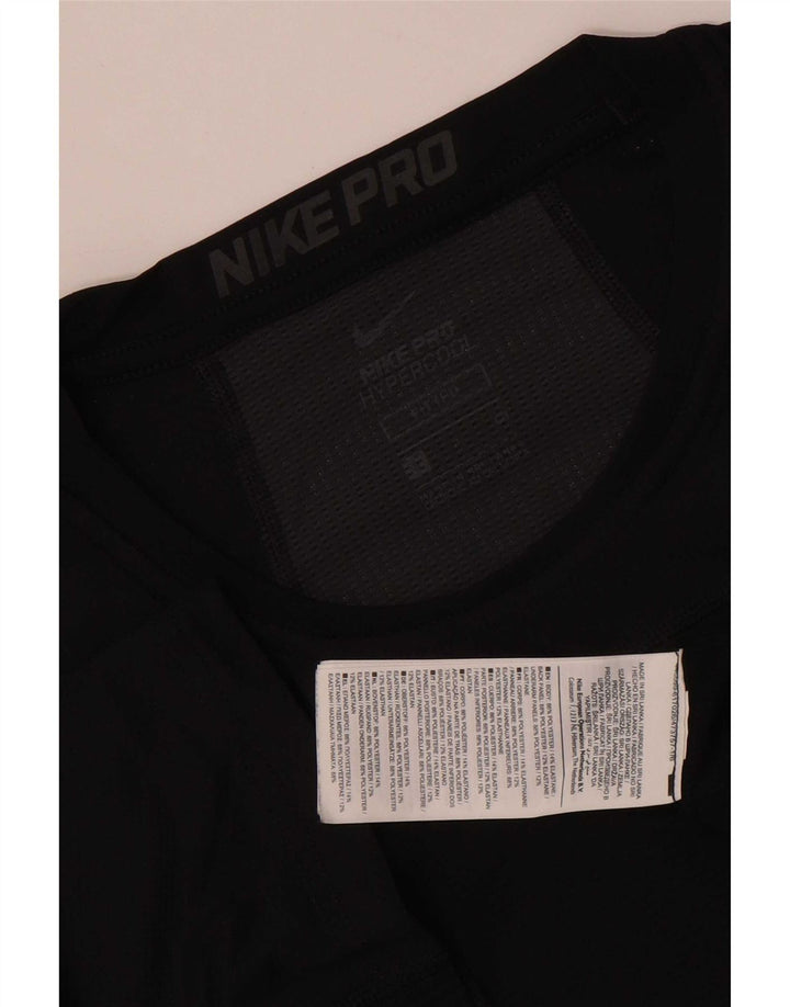 Męska kamizelka z grafiką Nike Dri Fit, mała, czarna, geometryczna, poliester