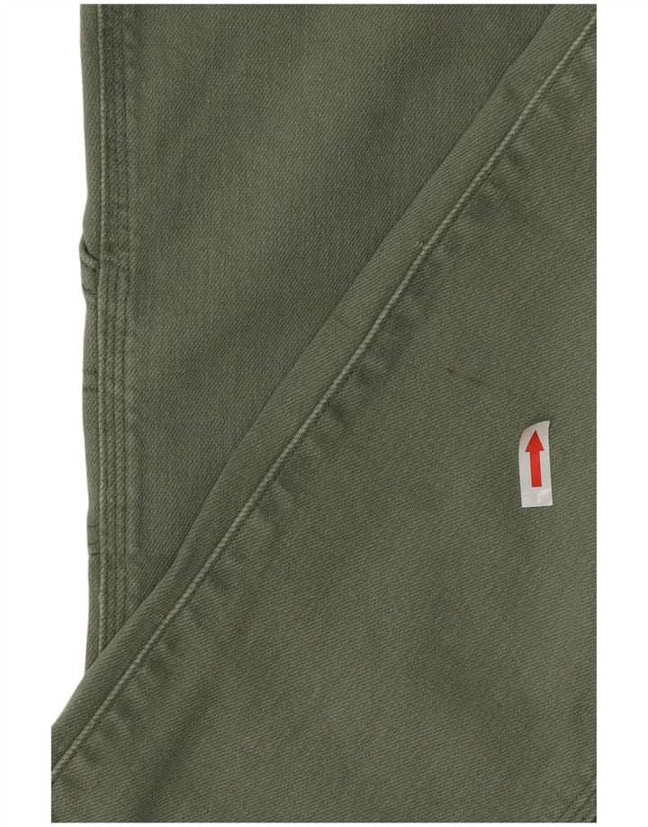 Damskie jeansy LEVI'S 724 Crop High Rise Straight W25 L25 Zielona bawełna