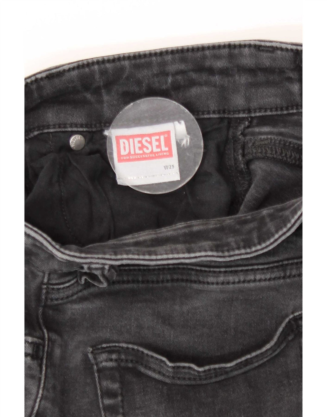 Damskie jeansy Skinny Diesel W25 L30 Szare
