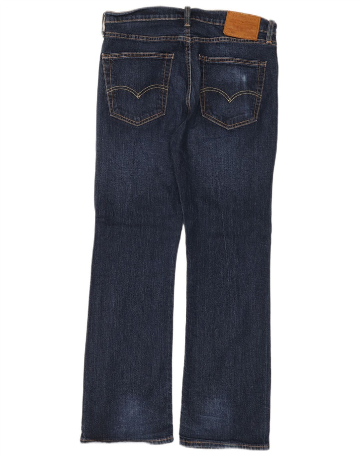 Męskie jeansy Levi's 527 Bootcut W32 L30 Granatowa bawełna