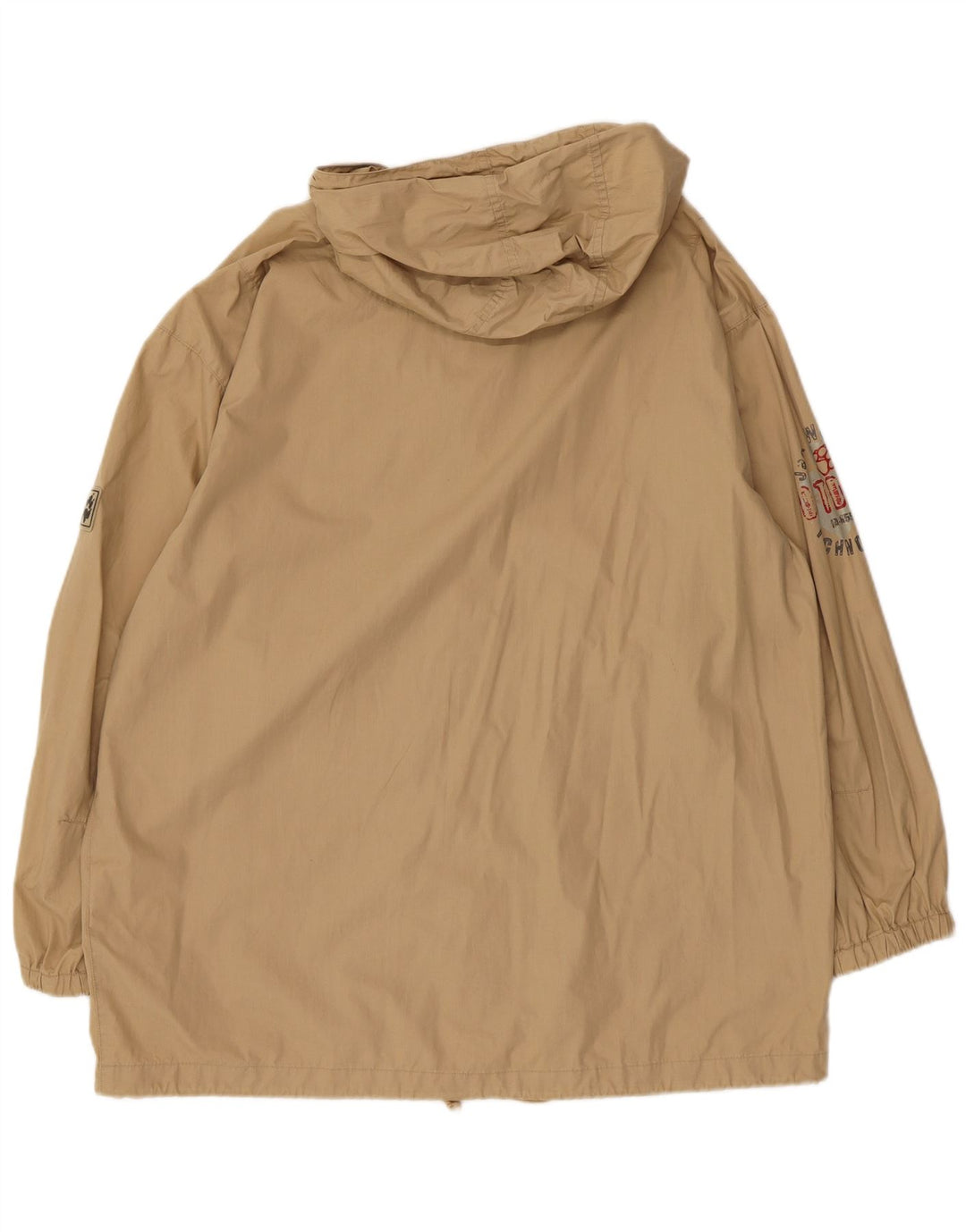 Męska kurtka bomber z kapturem Jack Wolfskin, UK 36/38, średni beż
