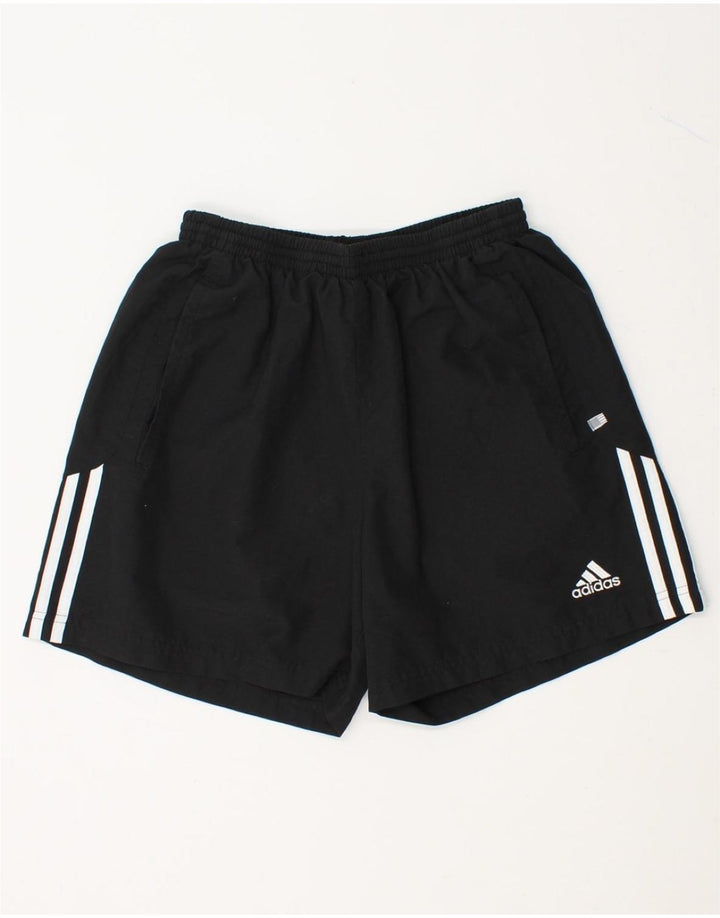ADIDAS Boys Sport Shorts 15-16 Years  Black Polyester Vintage Adidas and Second-Hand Adidas from Messina Hembry 