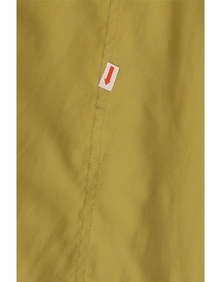VINTAGE Womens Oversized Windbreaker Jacket EU 42 Large Yellow Polyester Vintage Vintage and Second-Hand Vintage from Messina Hembry 