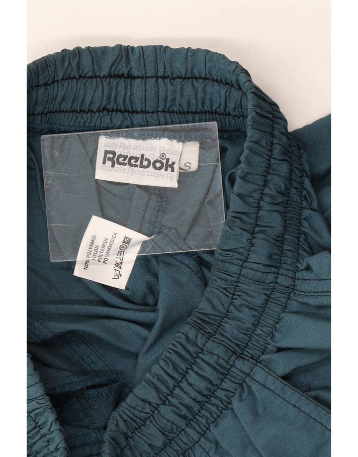 REEBOK Mens Tracksuit Trousers Joggers Small  Blue Polyamide Vintage Reebok and Second-Hand Reebok from Messina Hembry 