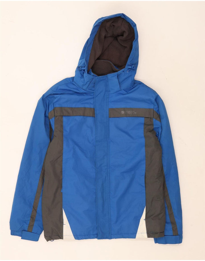 Męska kurtka narciarska z kapturem Mountain Warehouse UK 36 Small Blue Colorblock