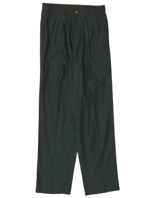 Męskie spodnie chino Mazzonetto IT 48 Medium W30 L34 Zielona bawełna