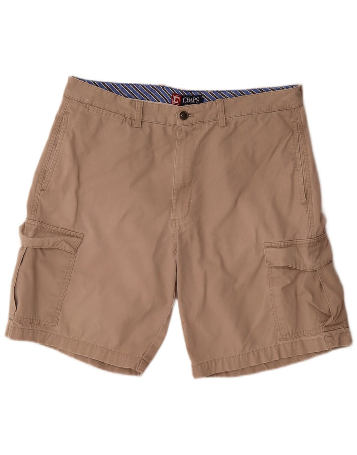 Męskie spodenki cargo Chaps W36, duże, beżowe, bawełniane