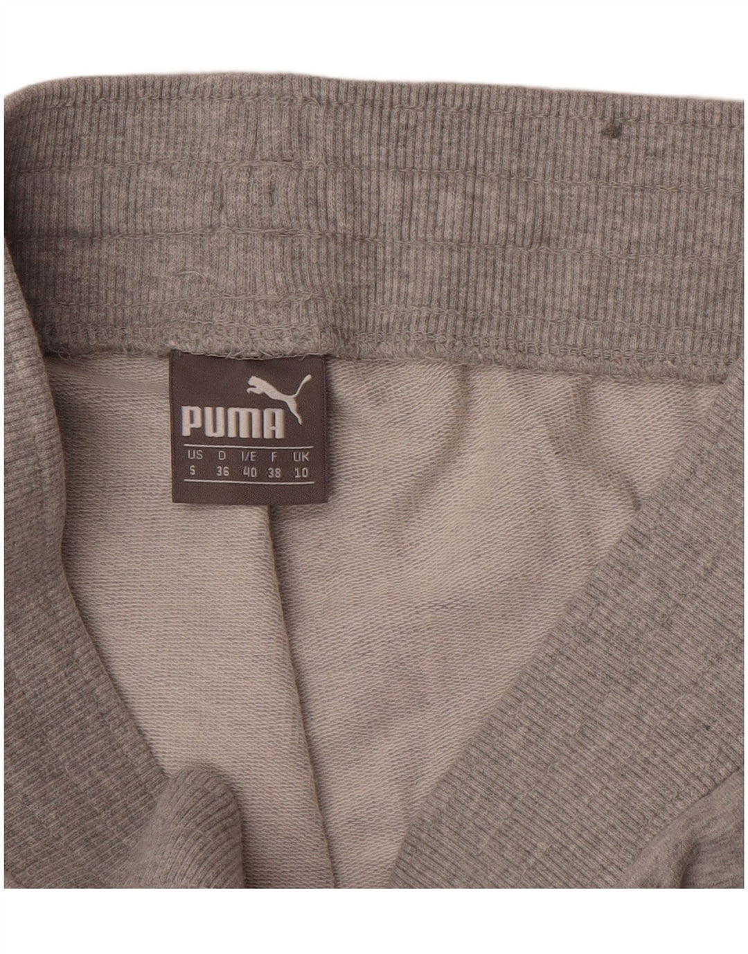 PUMA Womens Tracksuit Trousers Joggers UK 10 Small  Grey