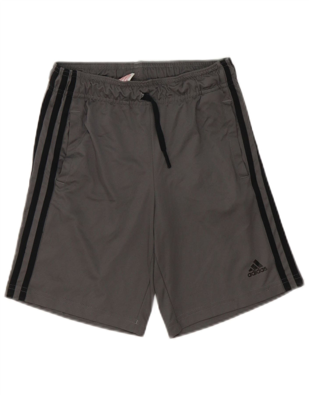 Chłopięce spodenki sportowe ADIDAS Aeroready 9-10 lat, szary poliester