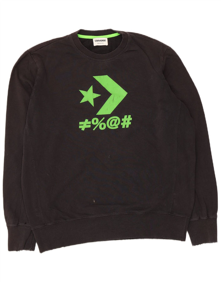 Męska bluza Converse z grafiką, duża, czarna