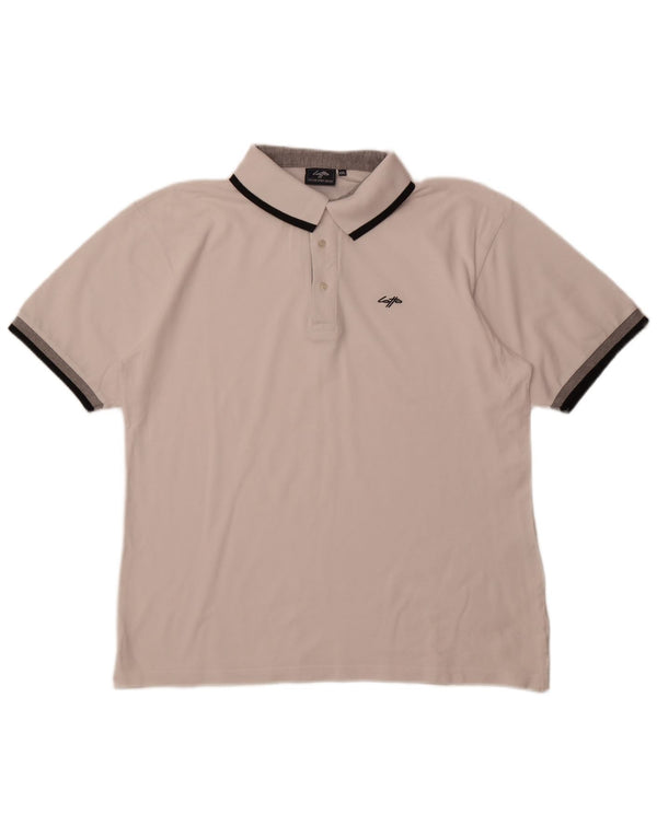 Męska koszulka polo LOTTO 2XL biała