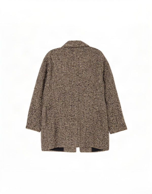 Płaszcz damski Massimo Dutti z rękawem 3/4 EU 38, mały, brązowy, nakrapiany