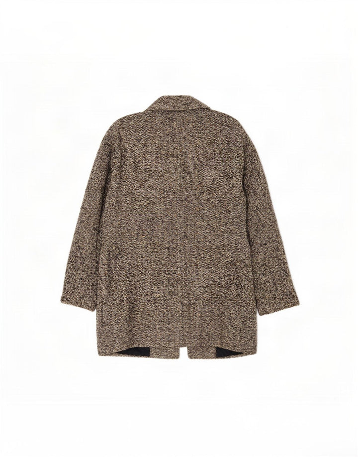 Płaszcz damski Massimo Dutti z rękawem 3/4 EU 38, mały, brązowy, nakrapiany