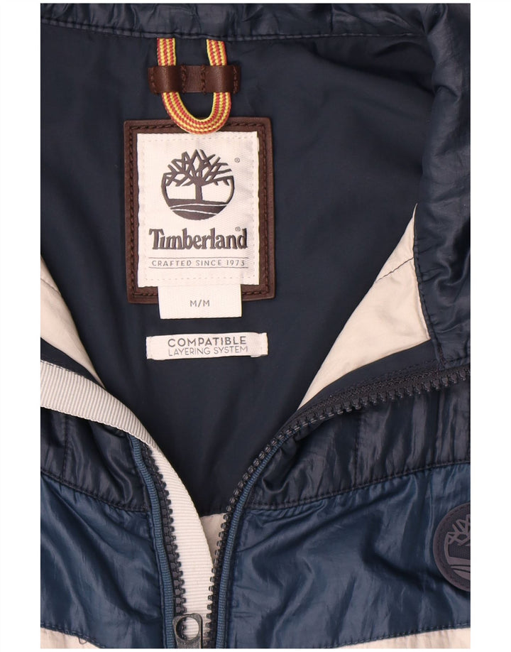 Męska wyściełana kamizelka Timberland UK 38, poliester w kolorze średniej bieli