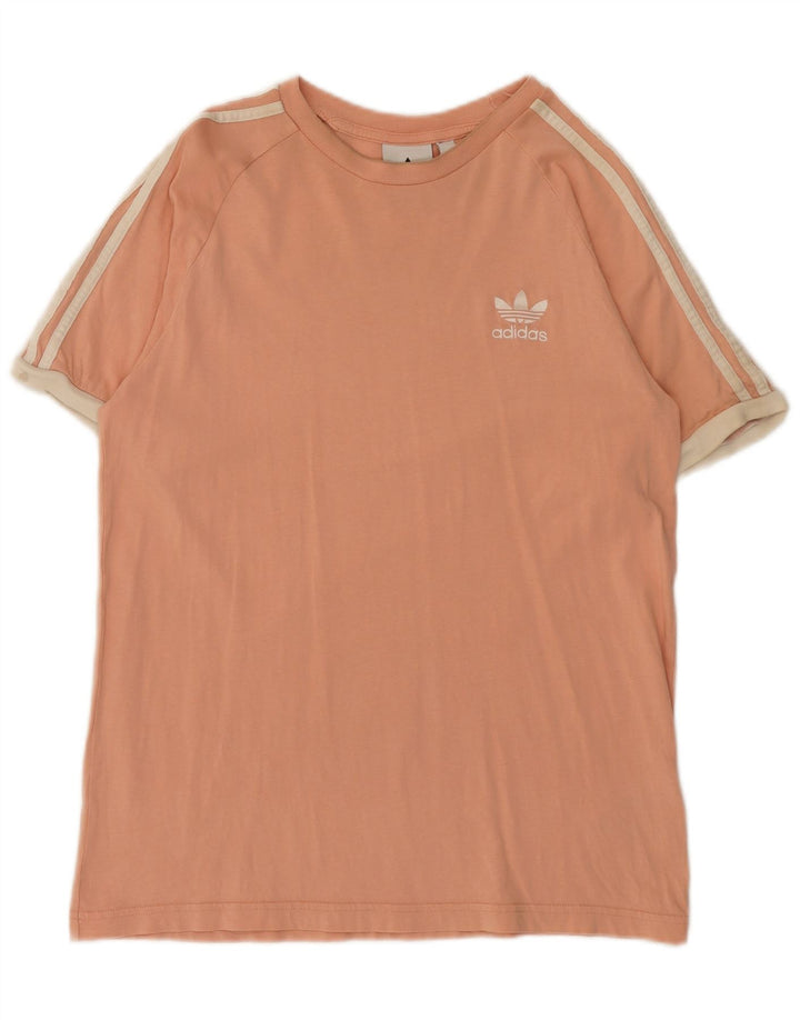 Adidas Męska koszulka Top Medium Pink Colorblock Cotton