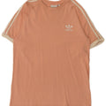 Adidas Męska koszulka Top Medium Pink Colorblock Cotton