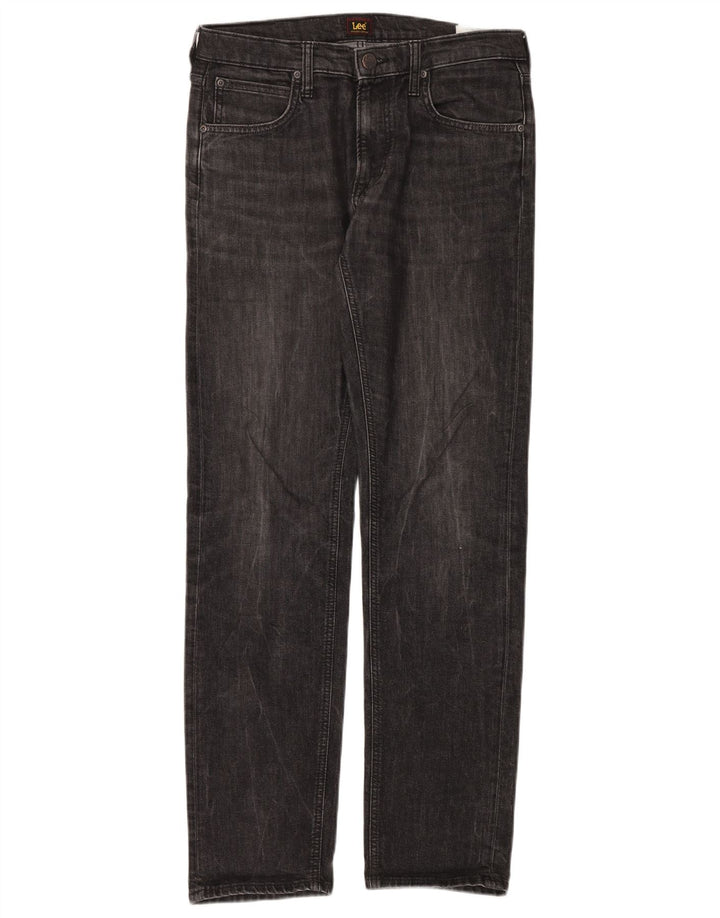 Męskie jeansy Lee Daren Zip Fly W32 L34 Szara bawełna