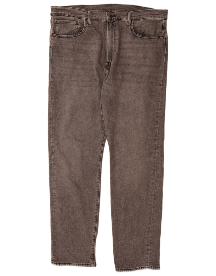 Męskie jeansy Levi's 502 Tapered W38 L34 Szara bawełna