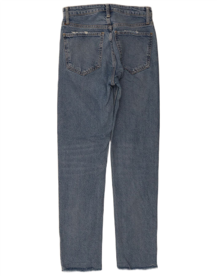 Damskie jeansy slim fit ZARA EU 34 2XS W24 L27 Niebieskie