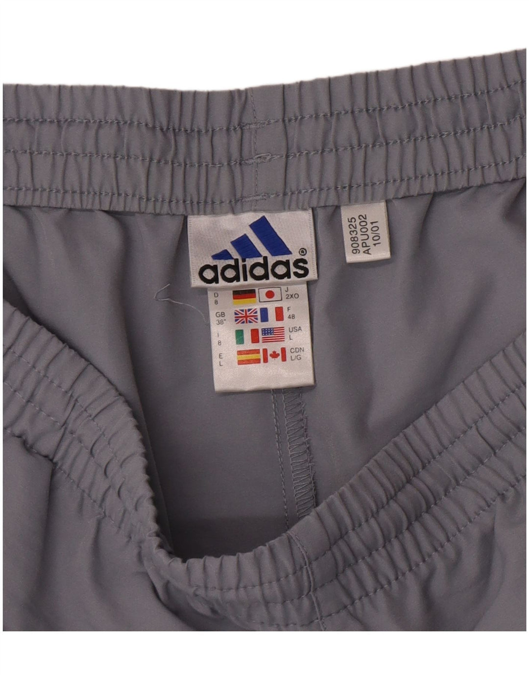 Adidas Męskie Spodenki Sportowe XL Szare Poliester Sport