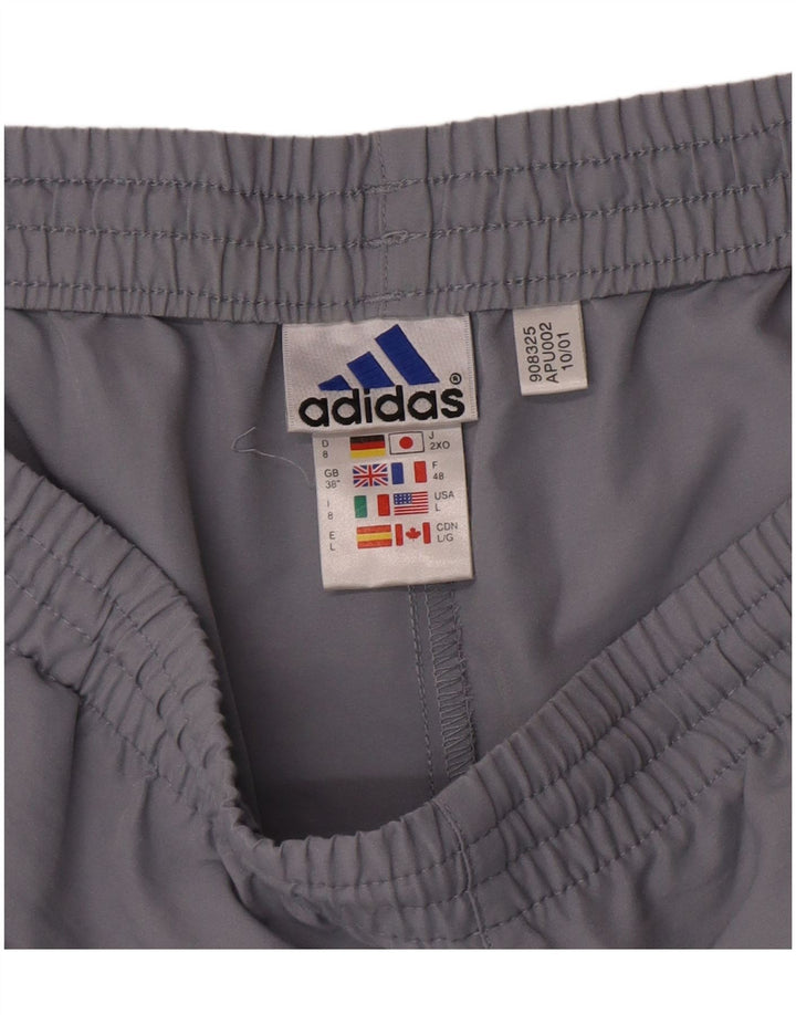 Adidas Męskie Spodenki Sportowe XL Szare Poliester Sport