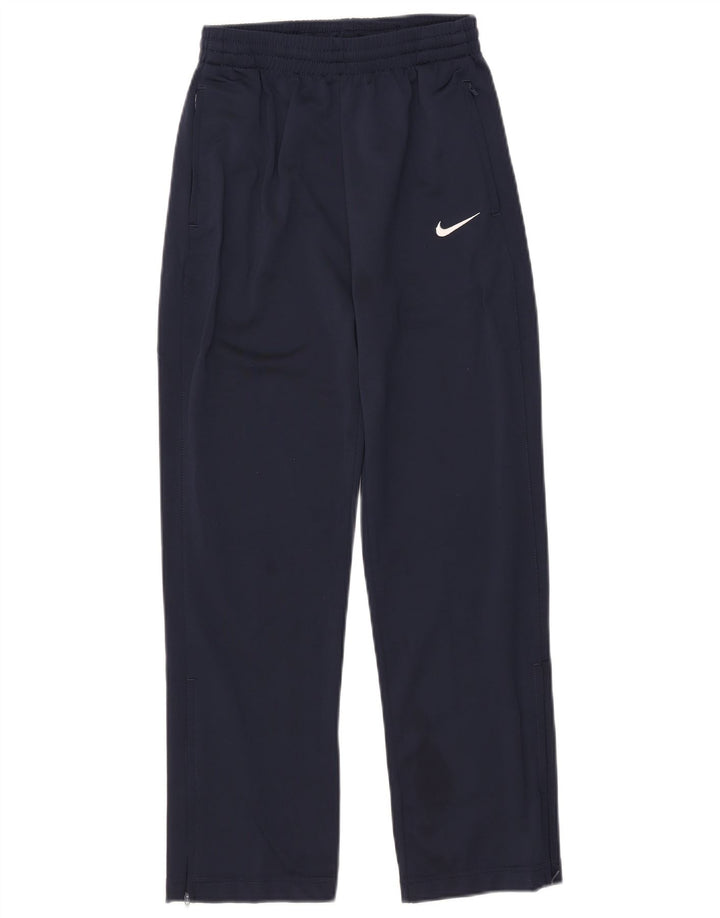 Chłopięce spodnie dresowe Nike 10-11 lat, średni granatowy, poliester