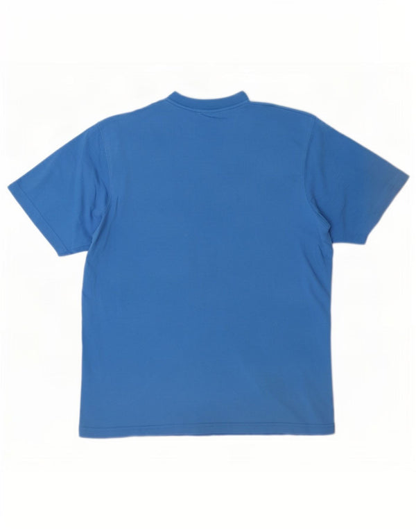 T-shirt męski The North Face, mały, niebieski, bawełniany