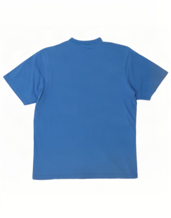 T-shirt męski The North Face, mały, niebieski, bawełniany