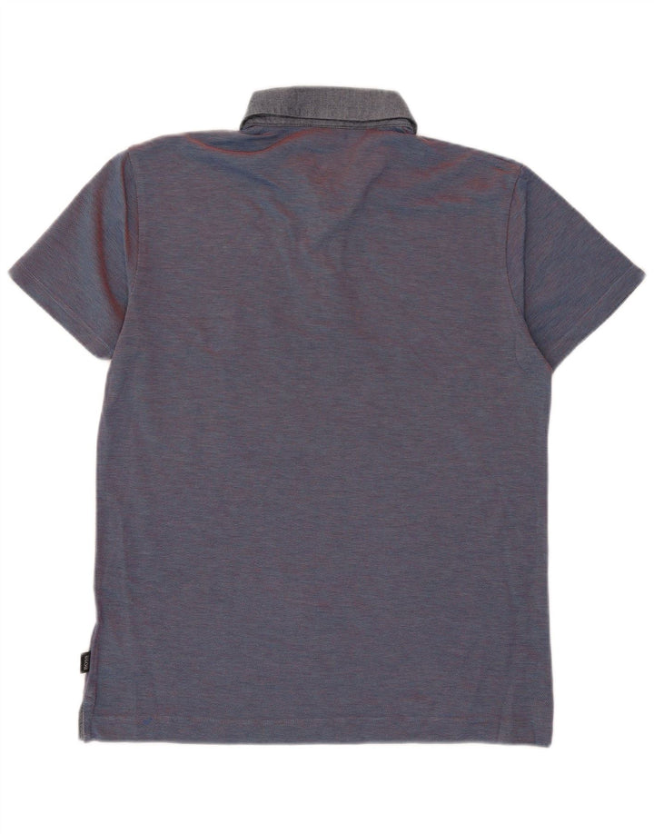 Męska koszulka polo Slim Fit Hugo Boss, duża, bawełniana w granatowe prążki