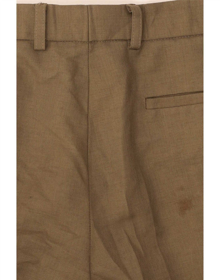 Męskie spodnie Chino Marks & Spencer W32 L33 Khaki Poliester