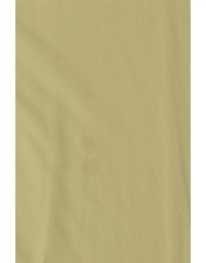 TIMBERLAND Mens Slim Fit T-Shirt Top Medium Yellow Cotton Vintage Timberland and Second-Hand Timberland from Messina Hembry 