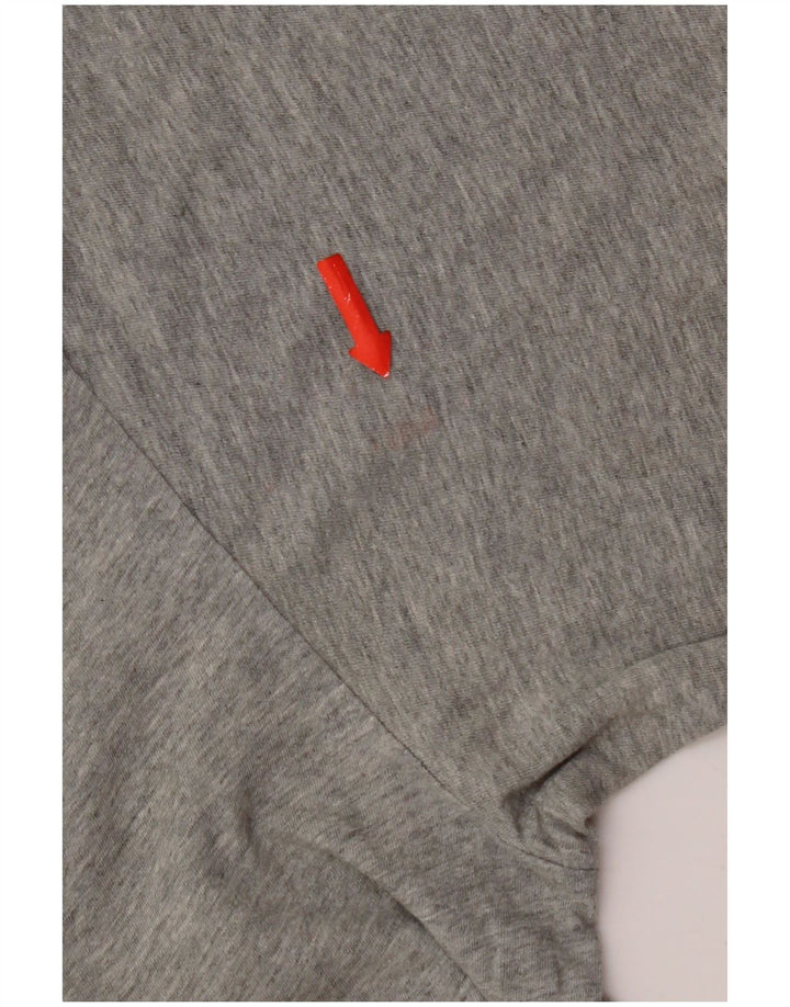 Męska koszulka z grafiką Quiksilver o regularnym kroju, średnia szara bawełna