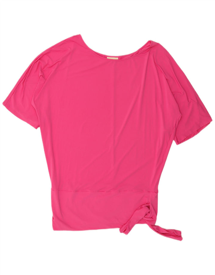 Damska tunika oversize Michael Kors UK 16, duży, różowy nylon