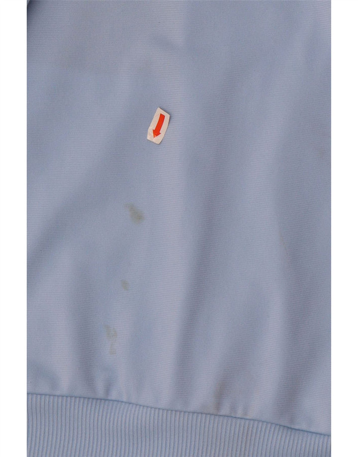 Chłopięca kurtka dresowa Adidas 13-14 lat Niebieski poliester z blokami kolorów