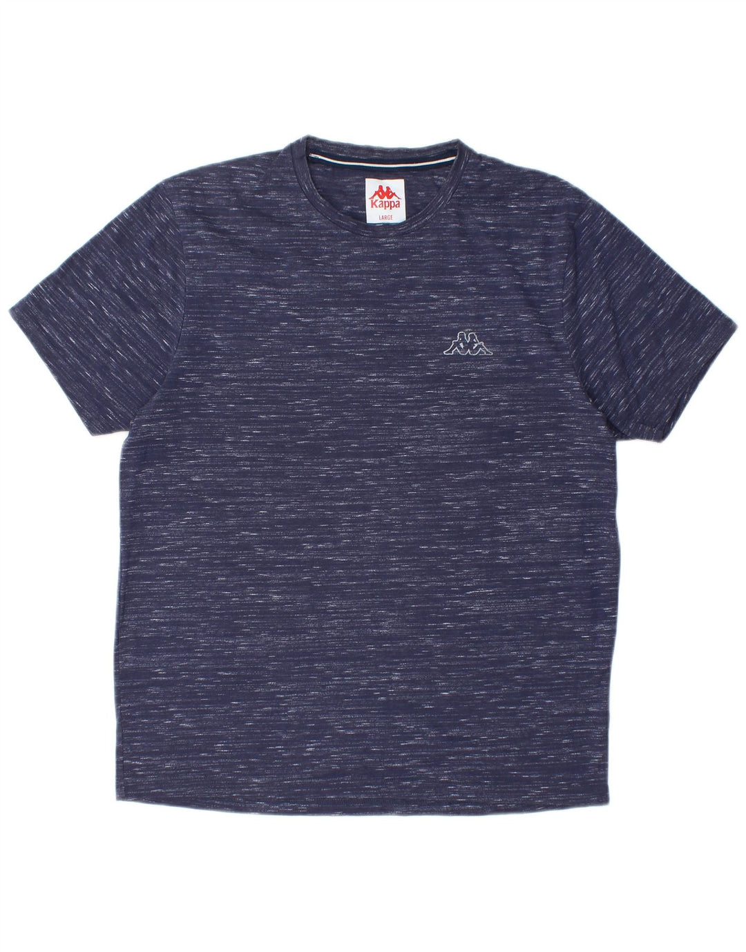 T-shirt męski KAPPA, duży, granatowy, nakrapiany poliester