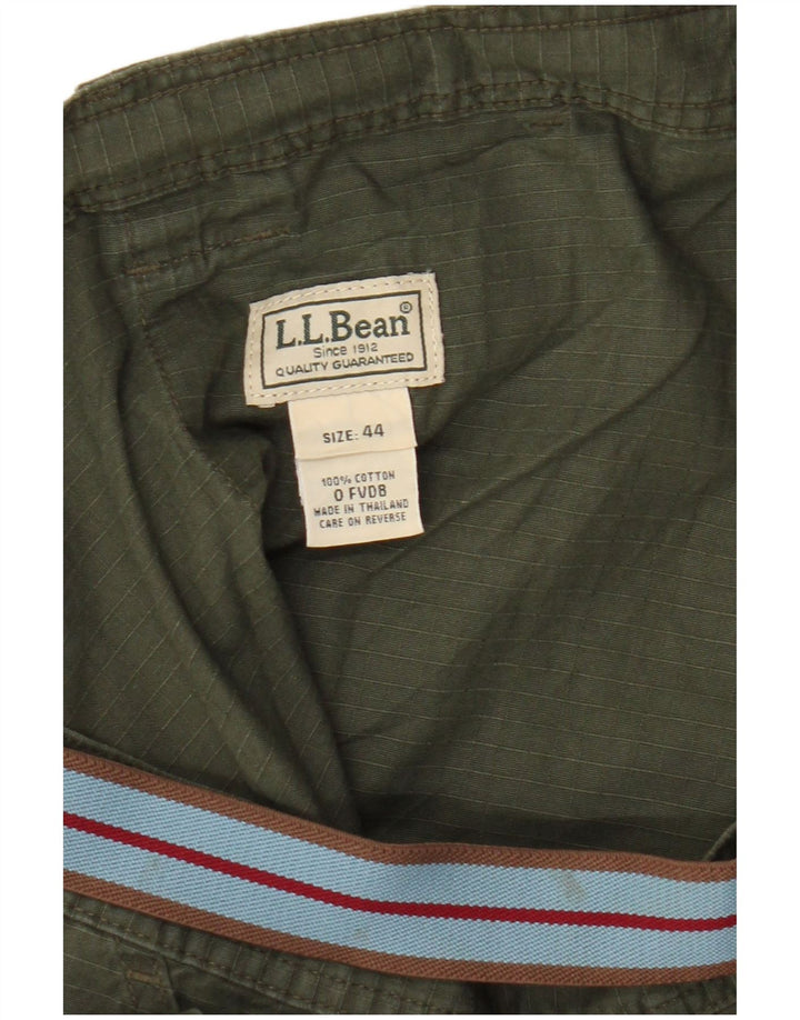 Męskie spodenki cargo L.L.Bean W44 2XL Zielona bawełna