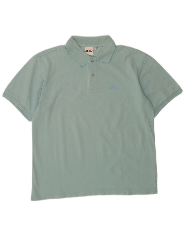 Męska koszulka polo Ellesse, duża, niebieska, bawełniana
