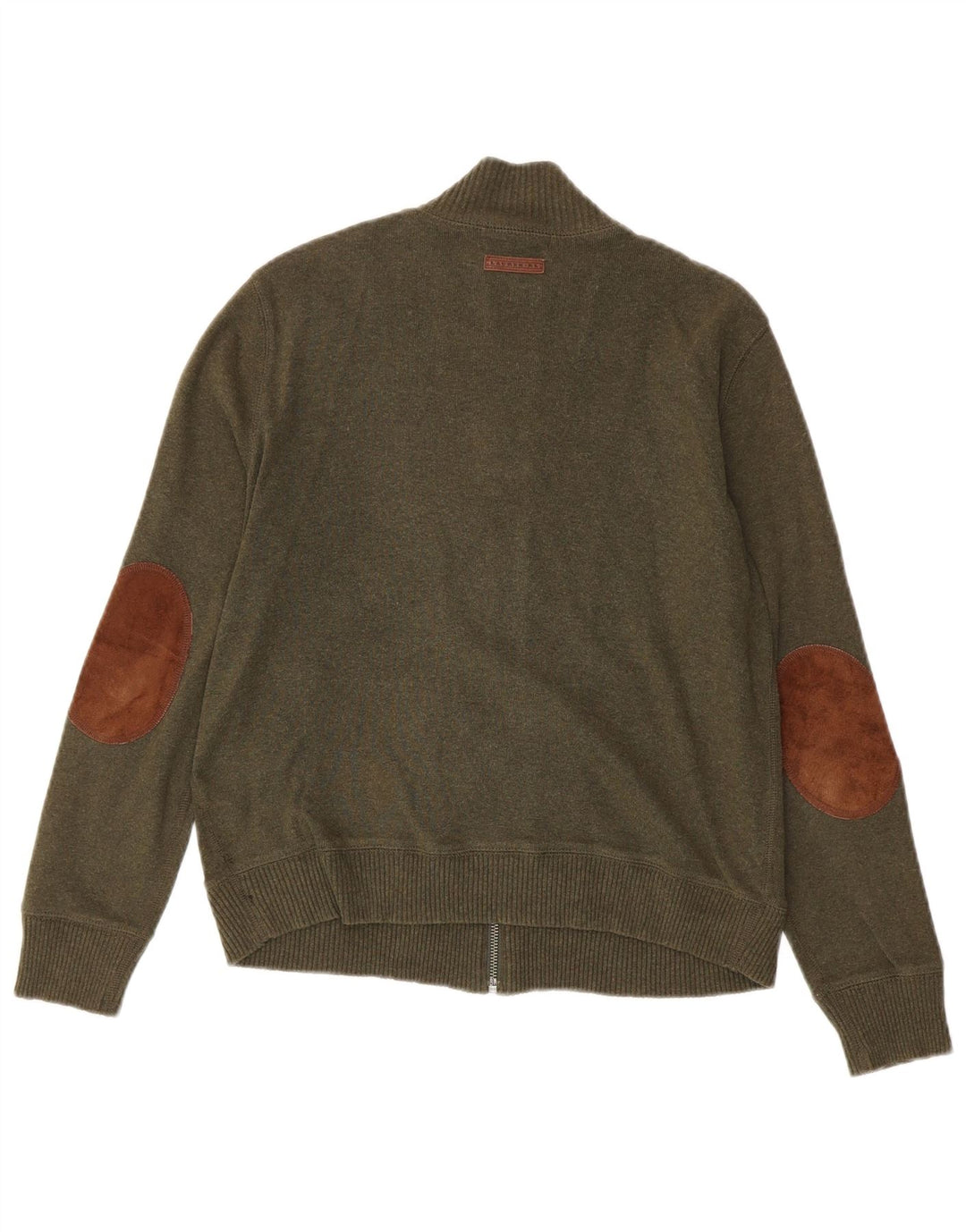 Damski sweter rozpinany Ralph Lauren UK 14, średnia bawełna khaki