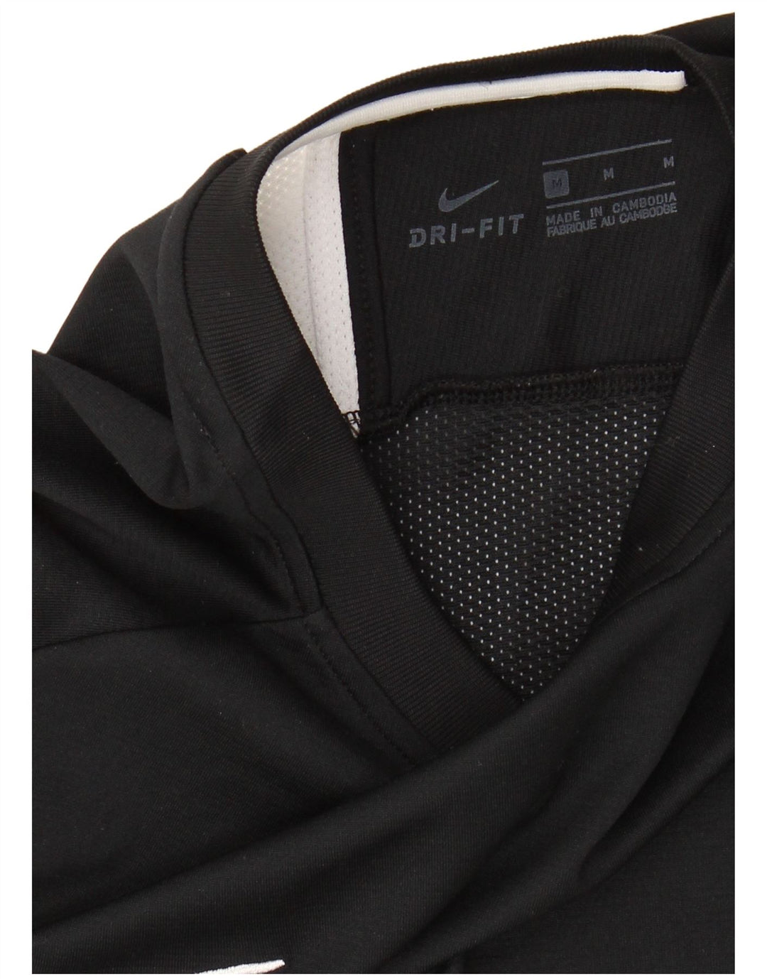 Męski T-shirt NIKE Dri Fit, średni czarny kolor z blokami