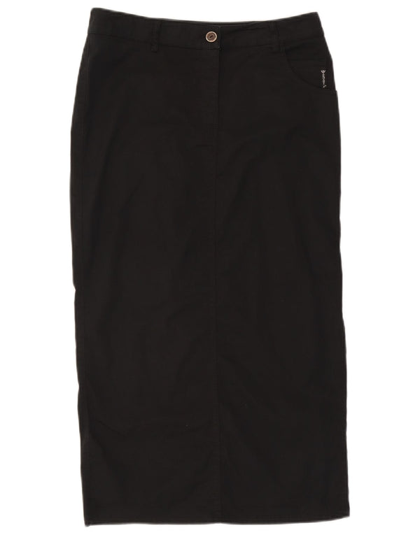 Damska spódnica Midi Armani UK 10 Small W30 Czarna bawełna