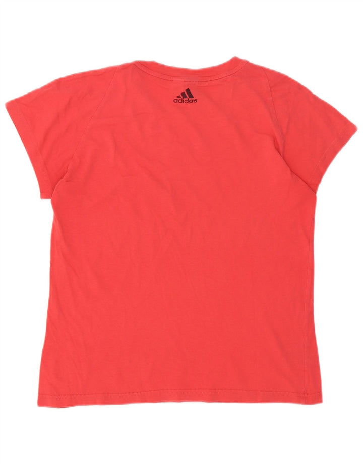 Damska koszulka graficzna Adidas Top UK 14 Średnia czerwień