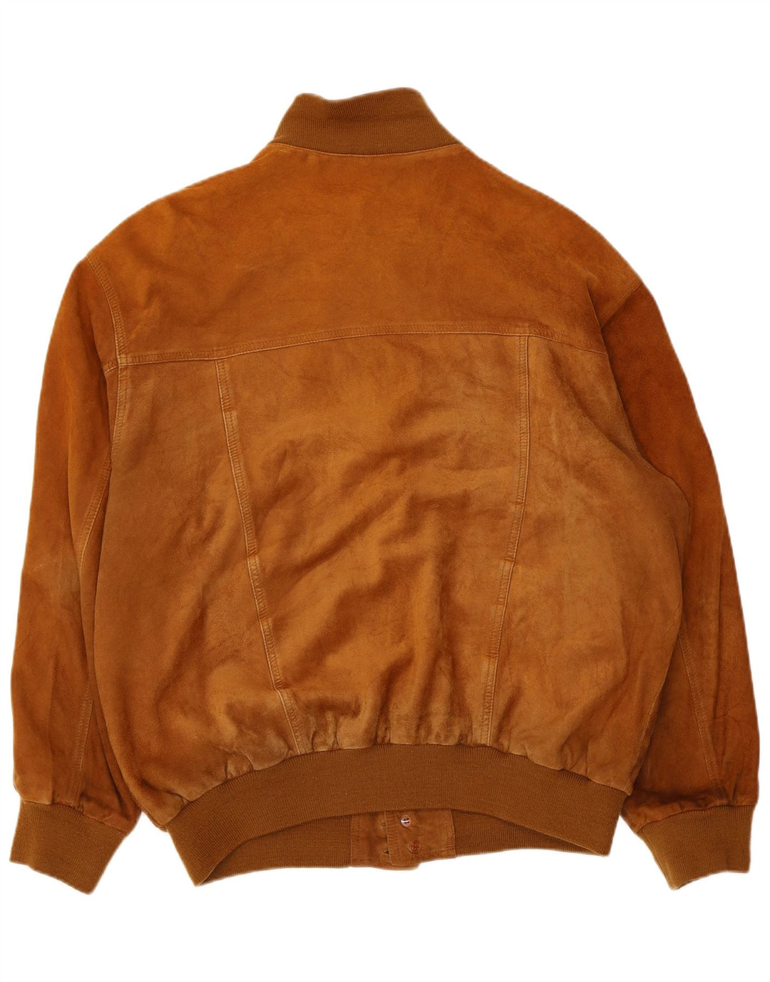 Vintage męska zamszowa kurtka bomber IT 54 2XL beżowa