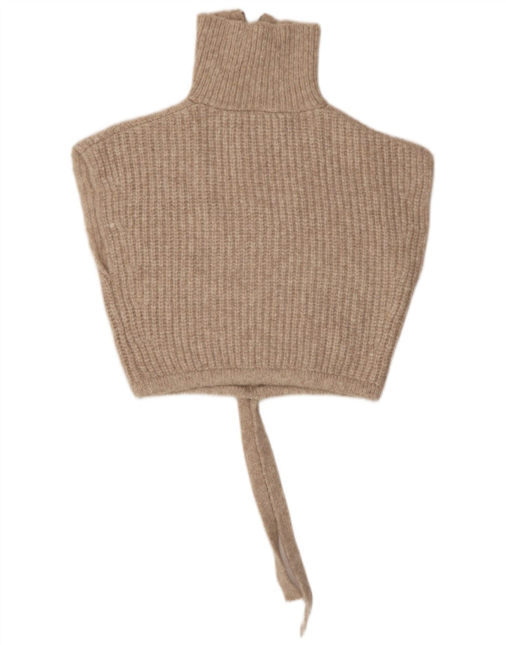 Damski podkoszulek Zara Crop Vest UK 14 Średni beżowy poliamid