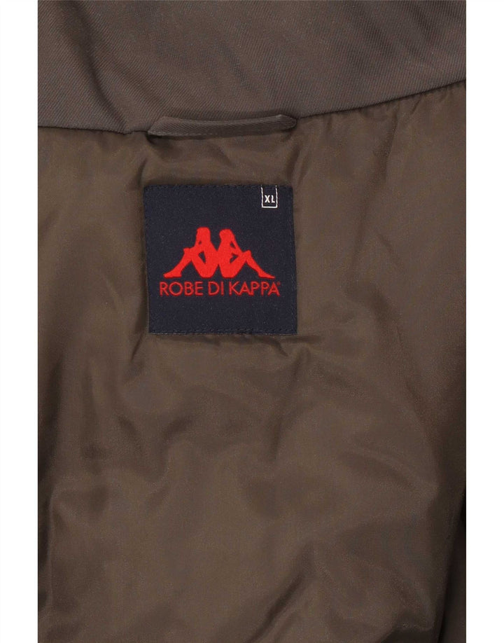 Męska kurtka wiatrówka Kappa UK 42 XL Khaki, poliamid