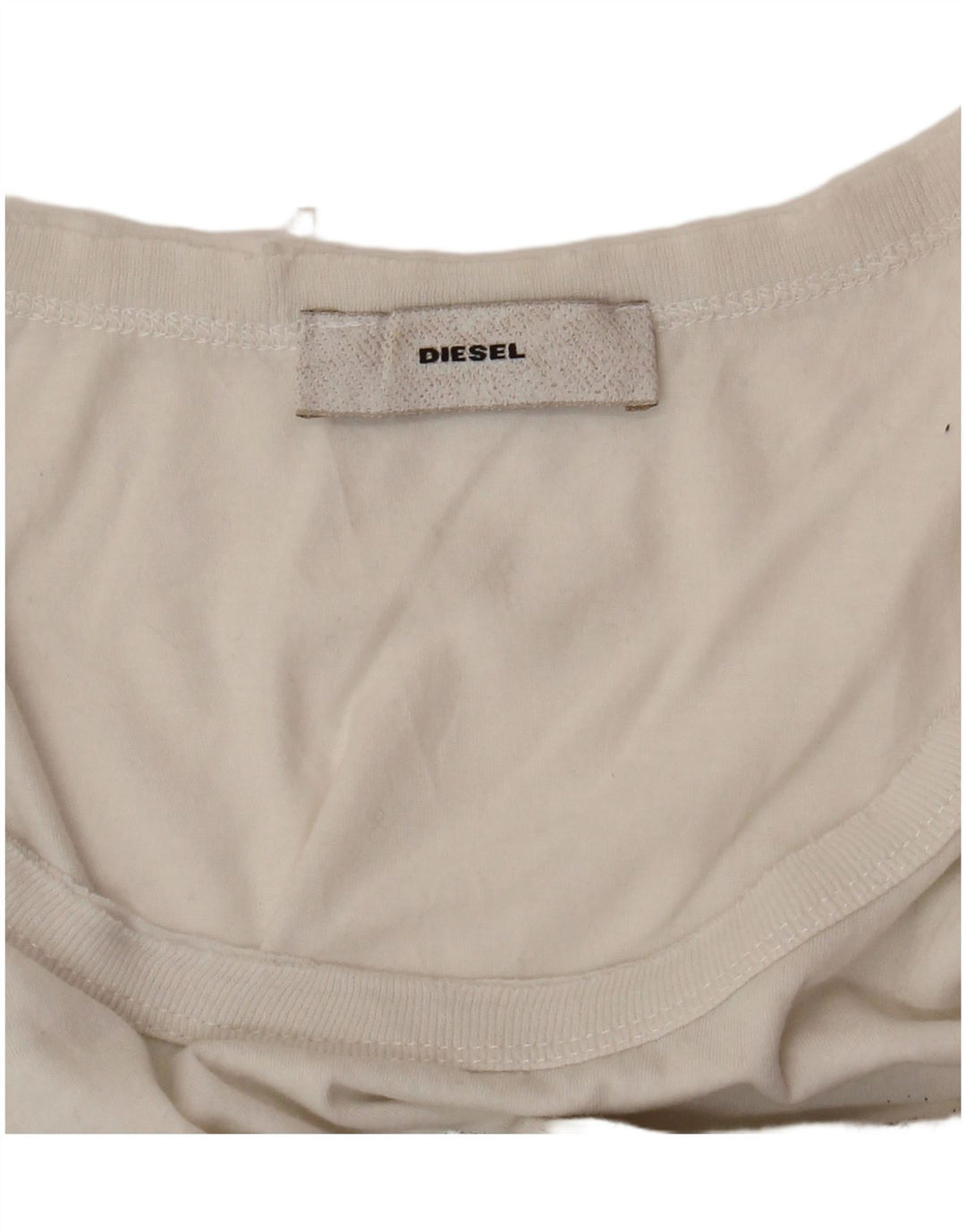 Damska kamizelka graficzna DIESEL Top UK 10 Small White