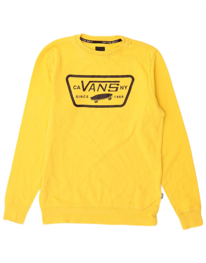 Męska bluza z kapturem Vans Graphic, sweter XS, żółty